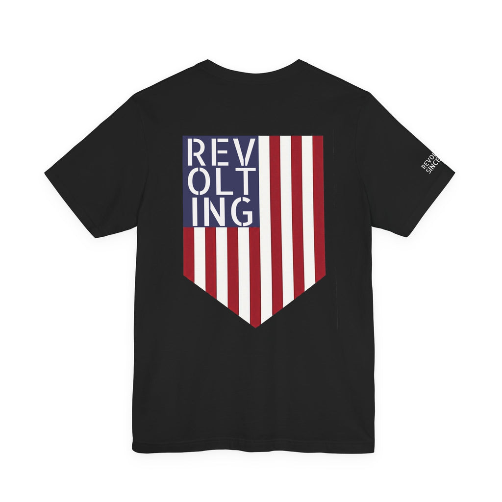 Revolting Flag Tee | Historical Patriotic Graphic Shirt