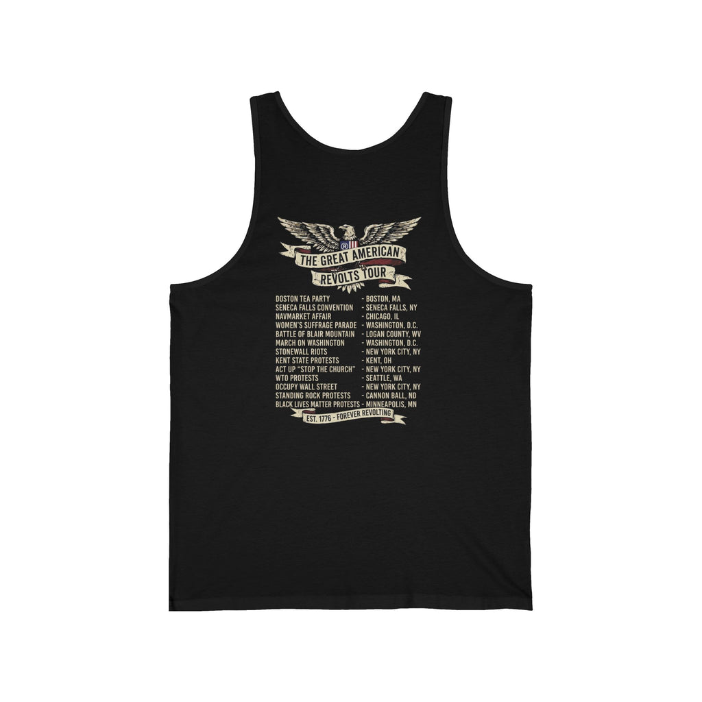 Great American Revolts Tour Tank | Historical Patriotic Graphic Tank