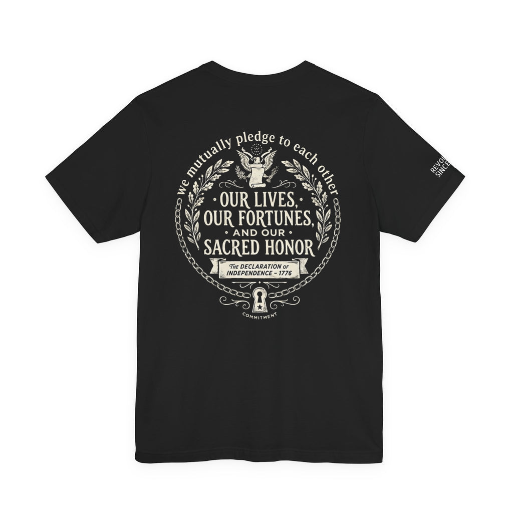 Our Pledge Tee | Historical Patriotic Graphic Shirt
